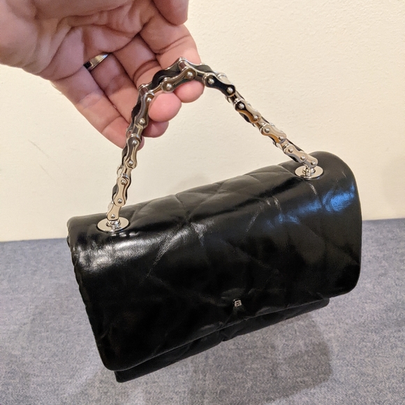 Alexander Wang Mini Puffy Bag with Bike Chain Handle - Picture 11 of 12